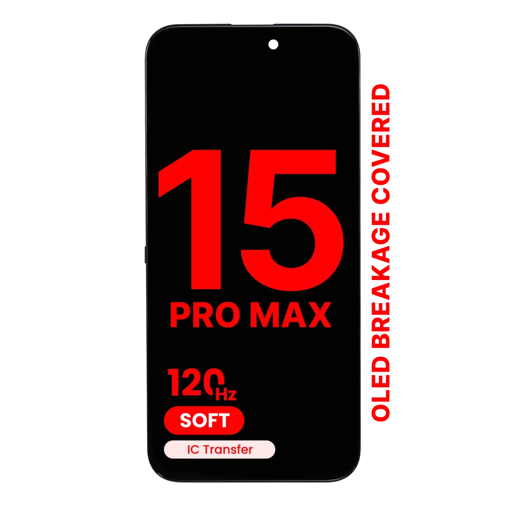 iPhone 15 Pro Max XO7 Soft OLED Replacement Screen – 120Hz