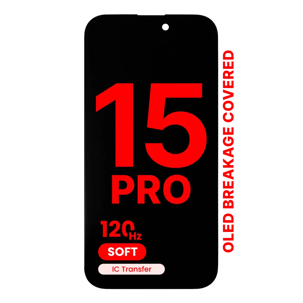 iPhone 15 Pro XO7 Soft OLED Replacement Screen – 120Hz