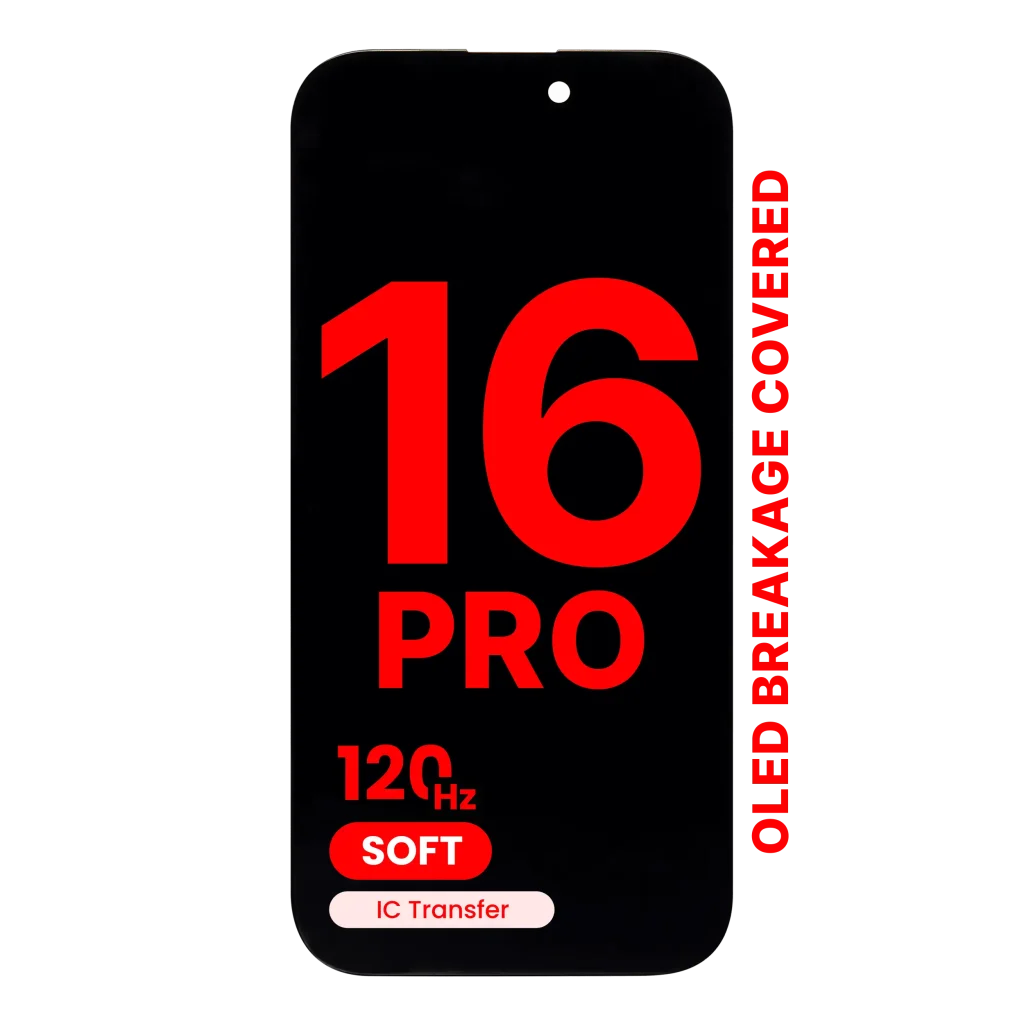 iPhone 16 Pro XO7 Soft OLED Replacement Screen – 120Hz
