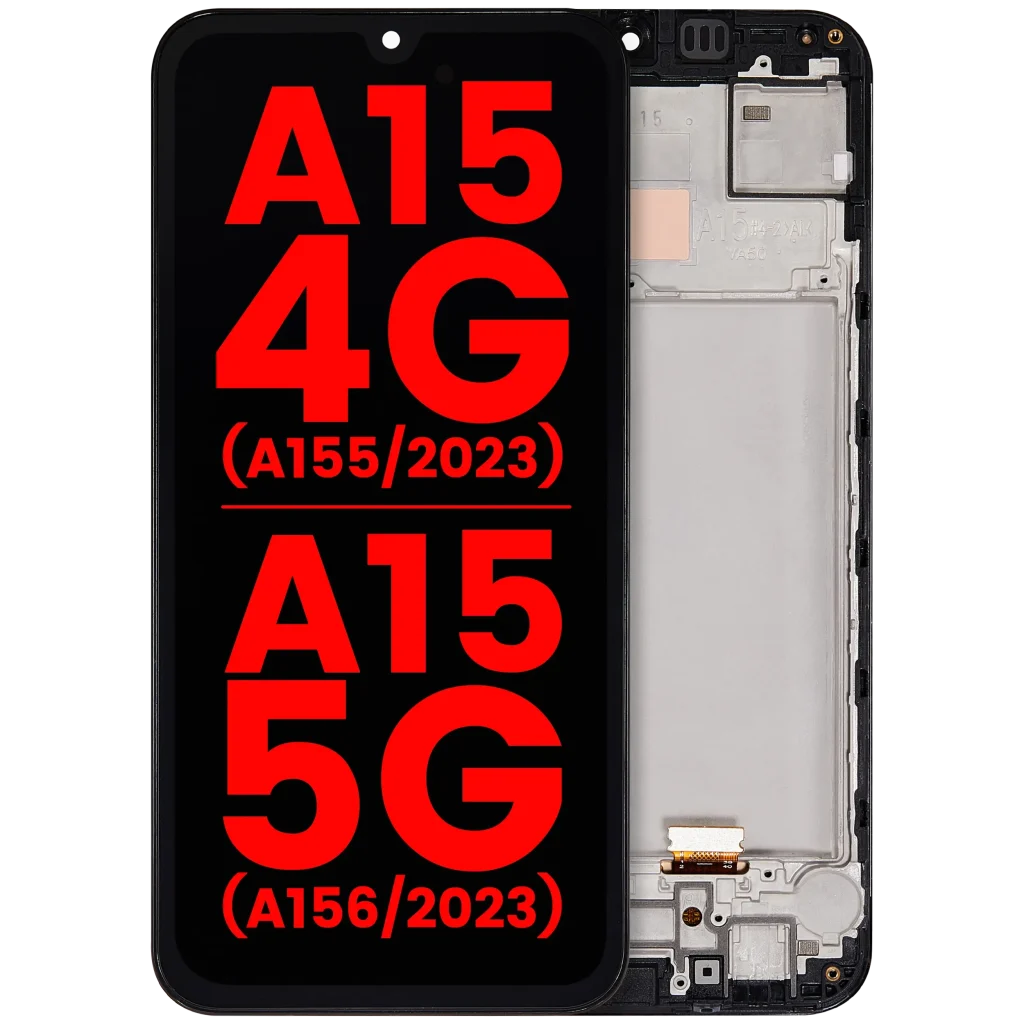 Samsung Galaxy A15 4G / 5G Aftermarket Plus OLED Replacement Screen (With frame)