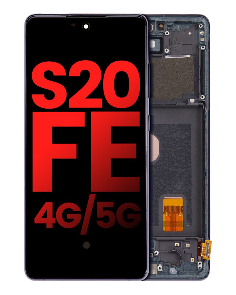 Samsung Galaxy S20 FE 4G / 5G Aftermarket Plus OLED Replacement Screen (With frame, Cloud Navy)