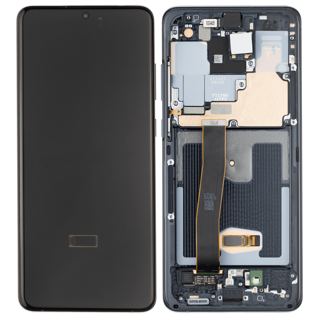 Samsung Galaxy S20 Ultra Aftermarket Plus OLED Replacement Screen (With frame, Cosmic Black)