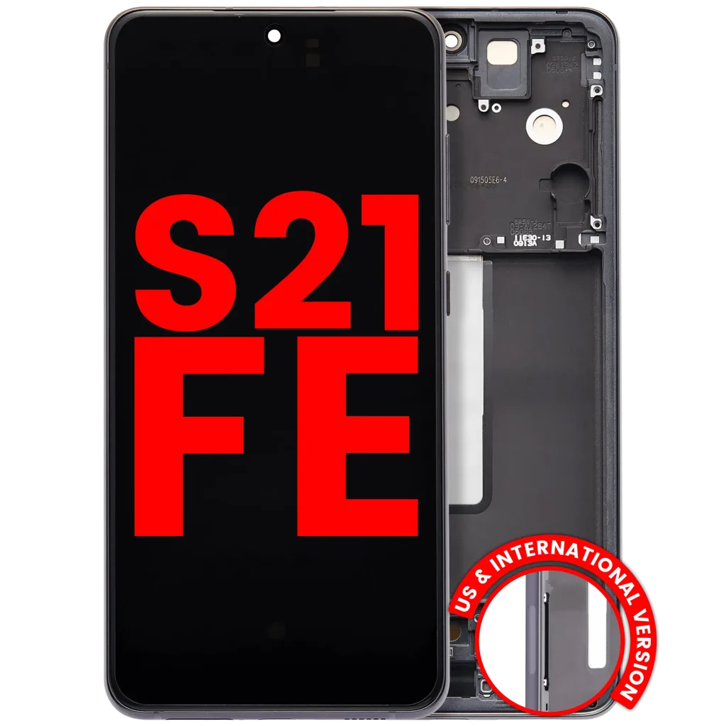 Samsung Galaxy S21 FE Aftermarket Plus OLED Replacement Screen (With frame, Graphite)