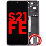 Samsung Galaxy S21 FE Aftermarket Plus OLED Replacement Screen (With frame, Graphite)
