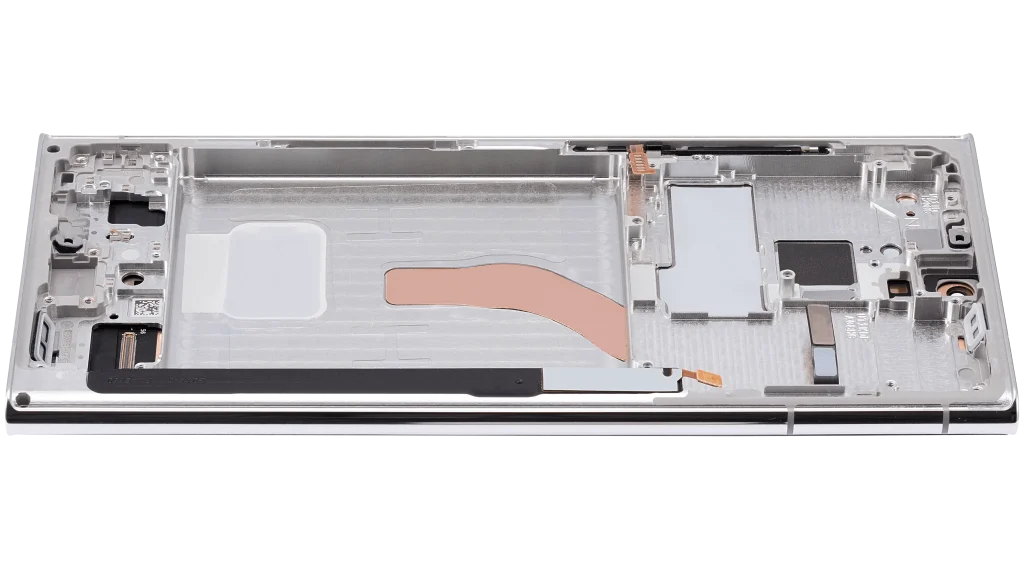 Samsung Galaxy S22 Ultra Aftermarket Plus OLED Replacement Screen – 120Hz (With frame, Phantom White)