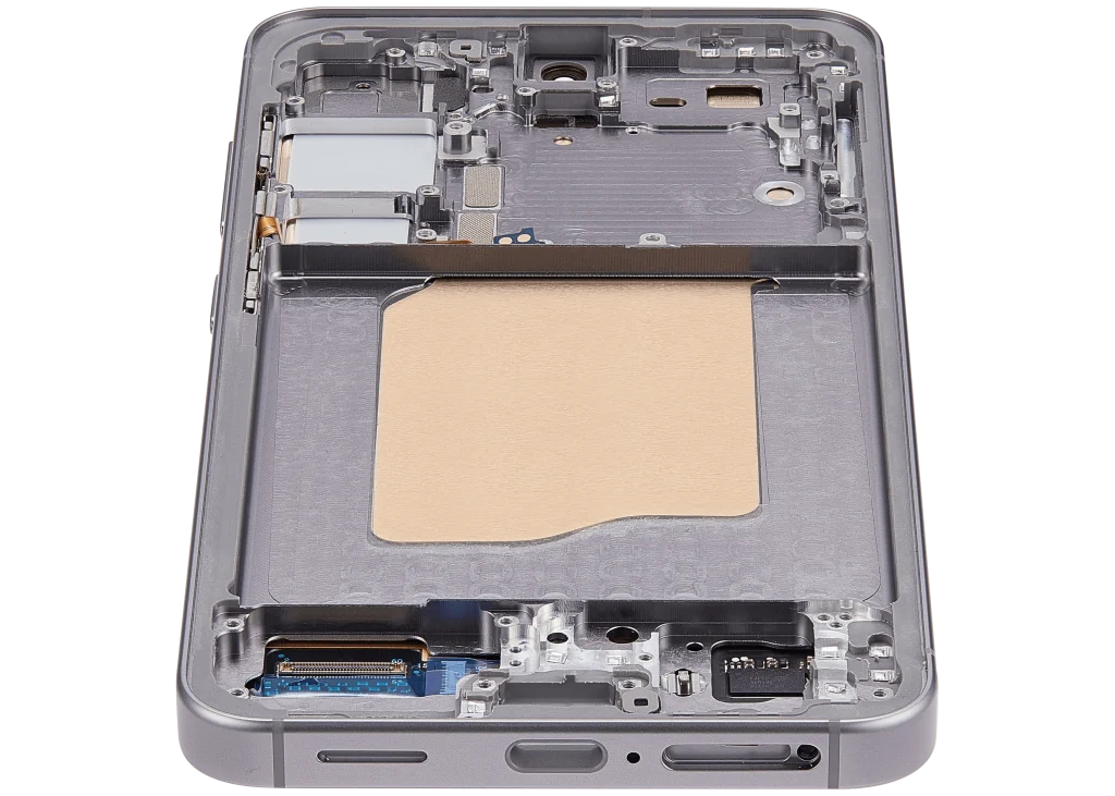 Samsung Galaxy S25 Aftermarket Plus OLED Replacement Screen (With frame, Silver Shadow)