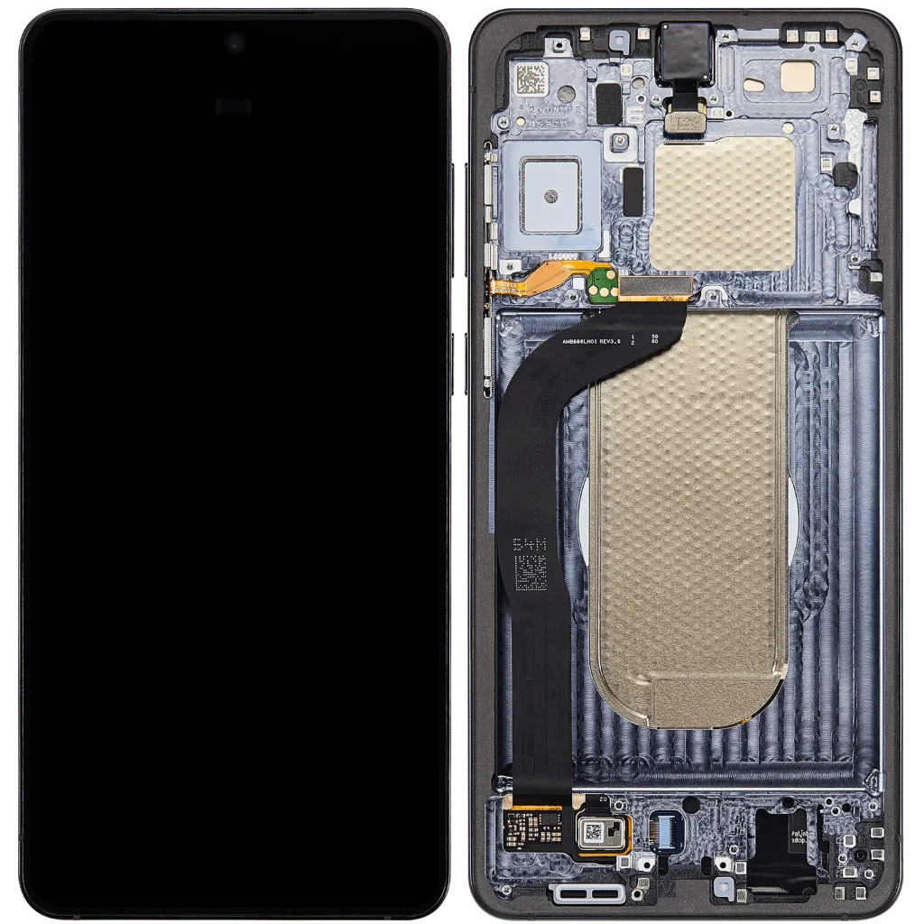 Samsung Galaxy S25 Edge Aftermarket Plus OLED Replacement Screen (With frame, Titanium Jetblack)
