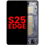 Samsung Galaxy S25 Edge Aftermarket Plus OLED Replacement Screen (With frame, Titanium Jetblack)