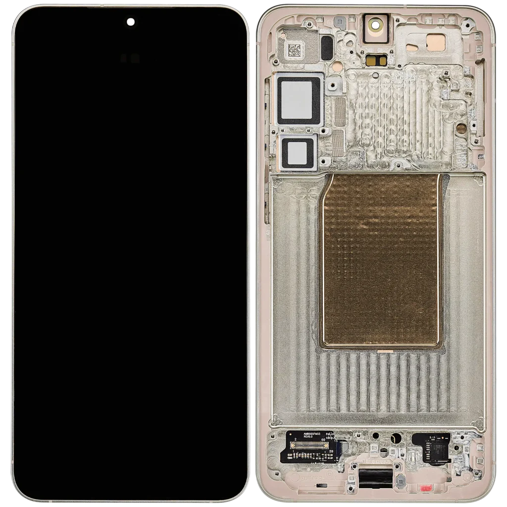 Samsung Galaxy S25 Plus Aftermarket Plus OLED Replacement Screen (With frame, Pink Gold)