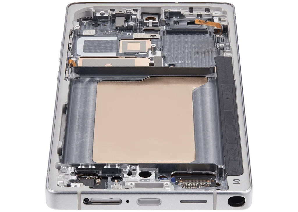 Samsung Galaxy S25 Ultra Aftermarket Pro OLED Replacement Screen – 120Hz (With frame, Titanium White Silver)