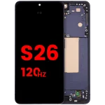 Samsung Galaxy S26 Aftermarket Plus OLED Replacement Screen – 120Hz (With frame, Black)